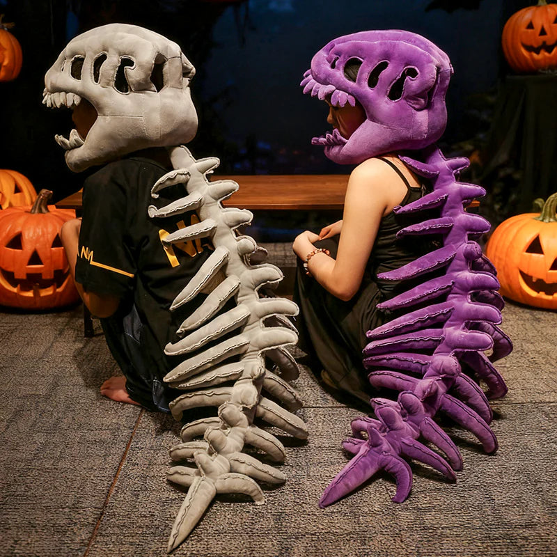 Dinosaur Skeleton Headgear Pillow