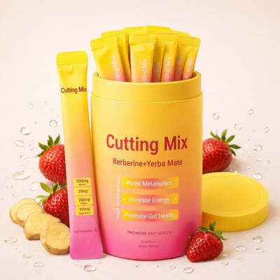 Strawberry Acai Energy and Cutting Mix with yerba mate from Nutritions Lab