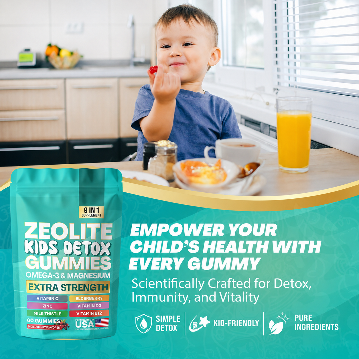 Zeolite Kids Detox Gummies