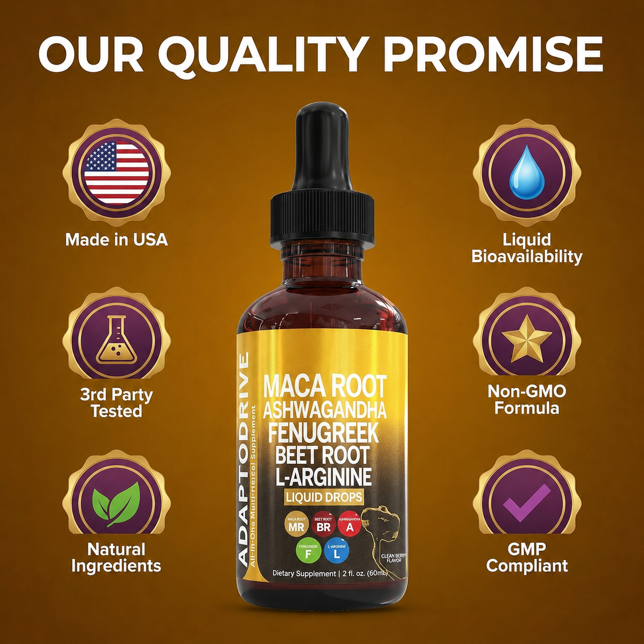 Maca Root Ashwagandha Drops