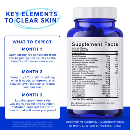 Nutritions Lab DIM acne skin support daily capsules