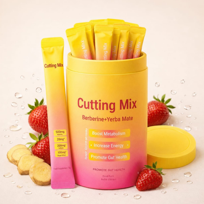 Strawberry Açaí Energy & Cutting Mix – with Yerba Mate