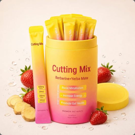 Strawberry Açaí Energy & Cutting Mix – with Yerba Mate