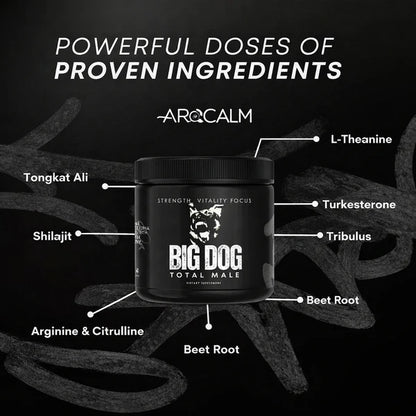 AROCALM Alpha Beast – 3-in-1 Total Male Performance