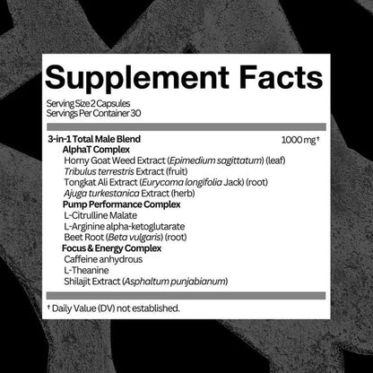 AROCALM Alpha Beast – 3-in-1 Total Male Performance