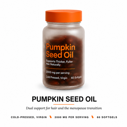 Pumpkin seed oil supplement rich in phytosterols and zinc