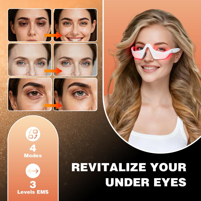 Under-Eye Red Light Therapy Device